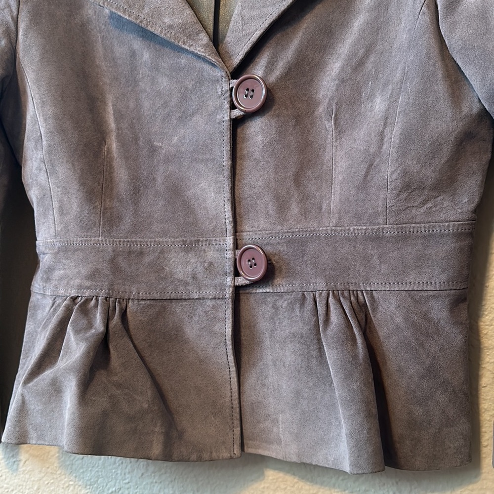 Gray Suede Jacket - image 2